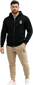 Conjunto Moletom Masculino Premium Blusa com Zíper e Capuz Calça Jogger Estilo Casual