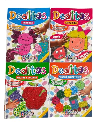 Reviews de Papel y manualidades con papel . 47 Editorial Garcia - Deditos - Libro de Manualidades para niños - Arte y manualidades infantiles - Diversión manual para niños - Manualidades divertidas para niños