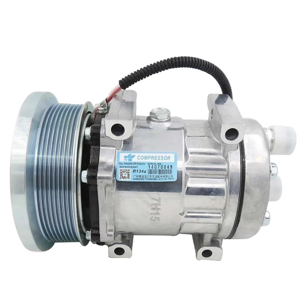 Dlkaddkgf Style 3 12V 24V Sd7h15 Air Conditioning Ac Compressor For Car Compatible For Caterpillar Truck 178-9570 1789570(Style 3)