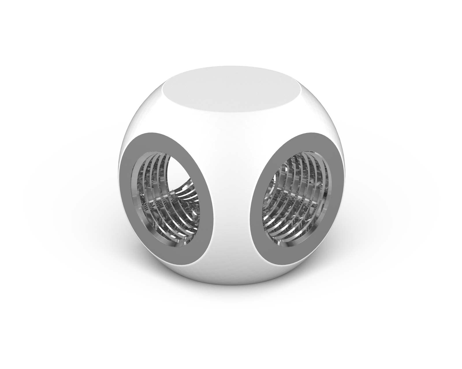 PrimoChillG 1/4in. 3-Way SX Female T Adapter - Sky White