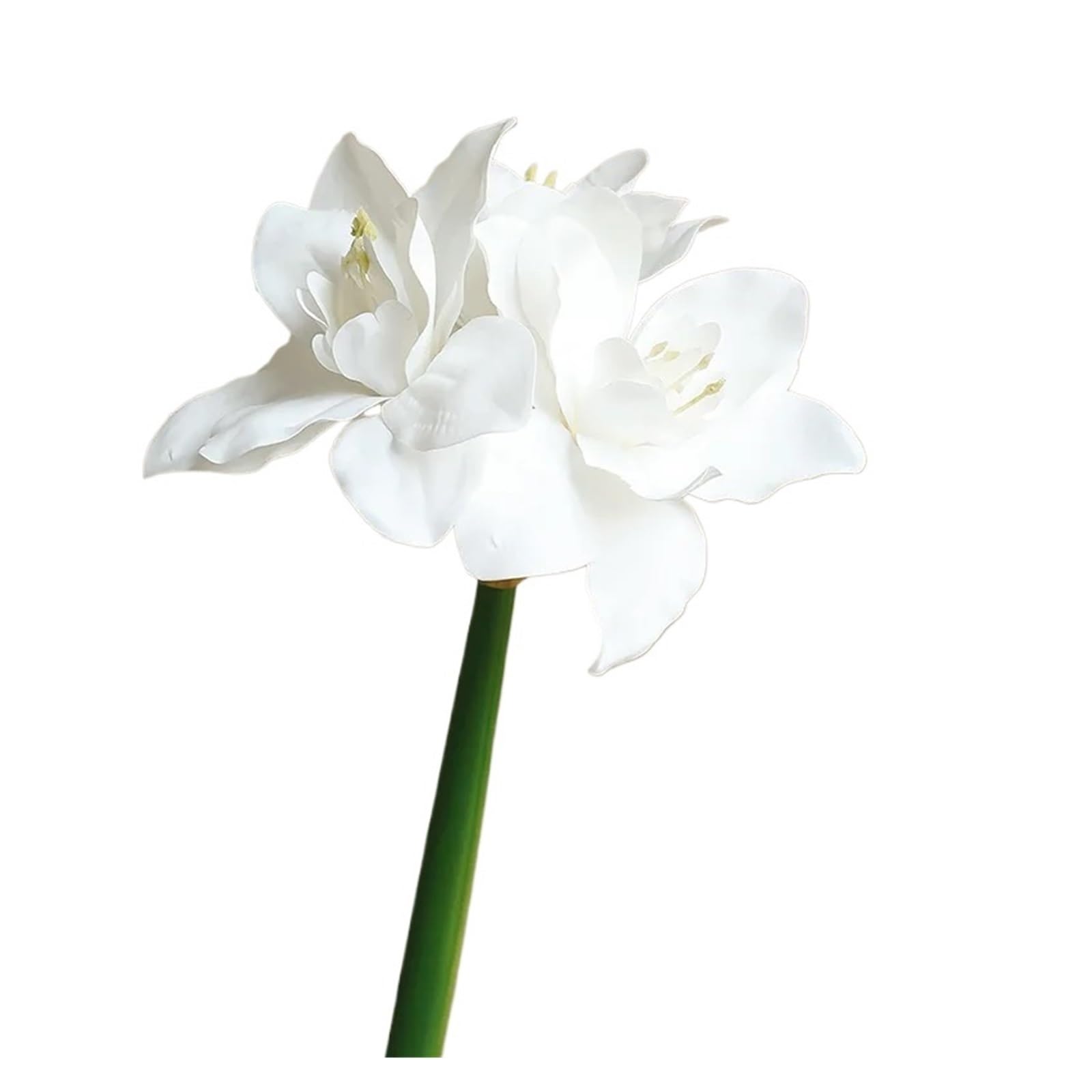 Casetlong 4Pcs Artificial Flower Home Decoration Floral Party Wedding Arrangement Ornaments(White)