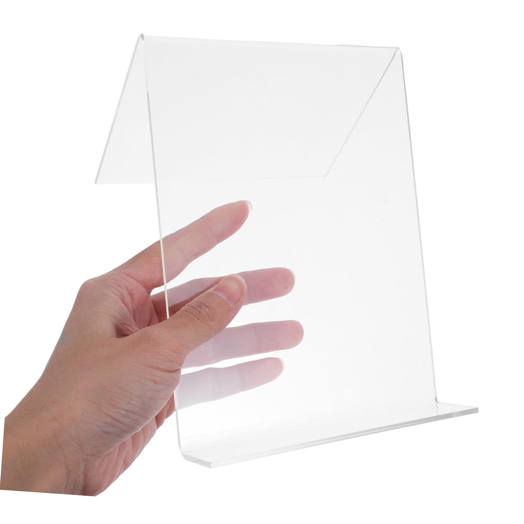 Transparente Acryl Handy Halter Holz Telefonständer mit Erhöhter und Verbreiterter Ständerhalterung für Vielseitige Nutzung Am Schreibtisch