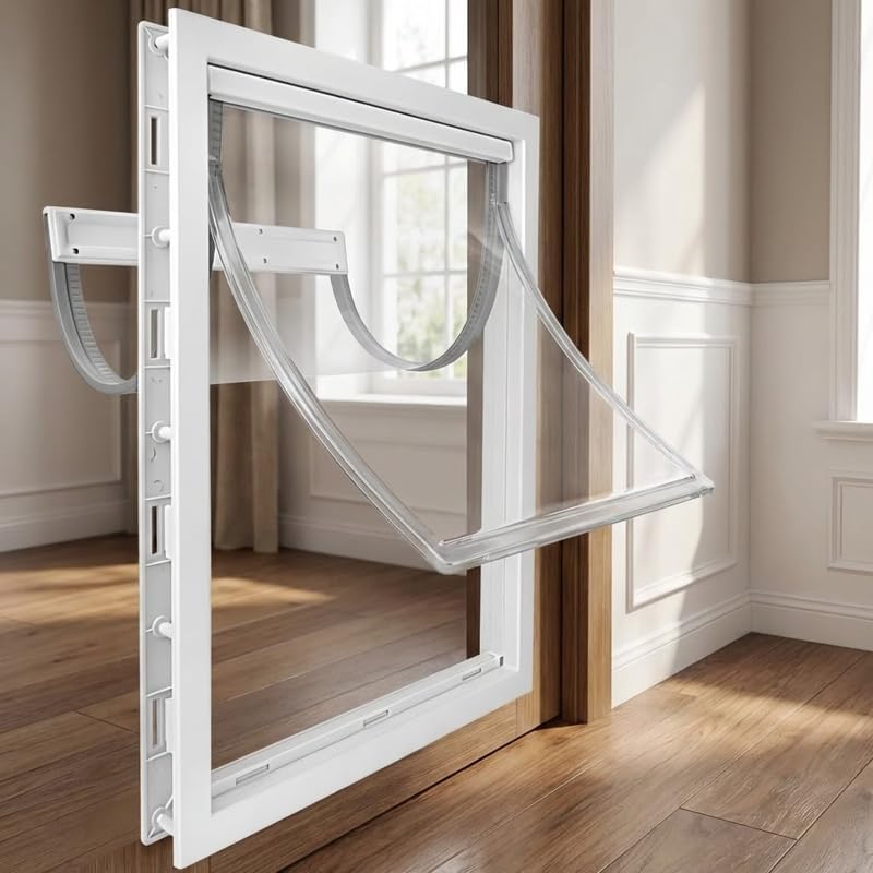 ペットゲート、マグネット式自動閉鎖、大型犬に最適、双方向安全アクセサリ、ソフトカーテン、ペットの自動アクセス、犬、囲い、猫のシェルタ