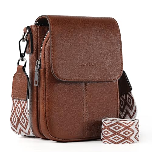 Small Crossbody Bags for Women, Small Purses with Card Slots Phone Purse Wide Adjustable Strap
