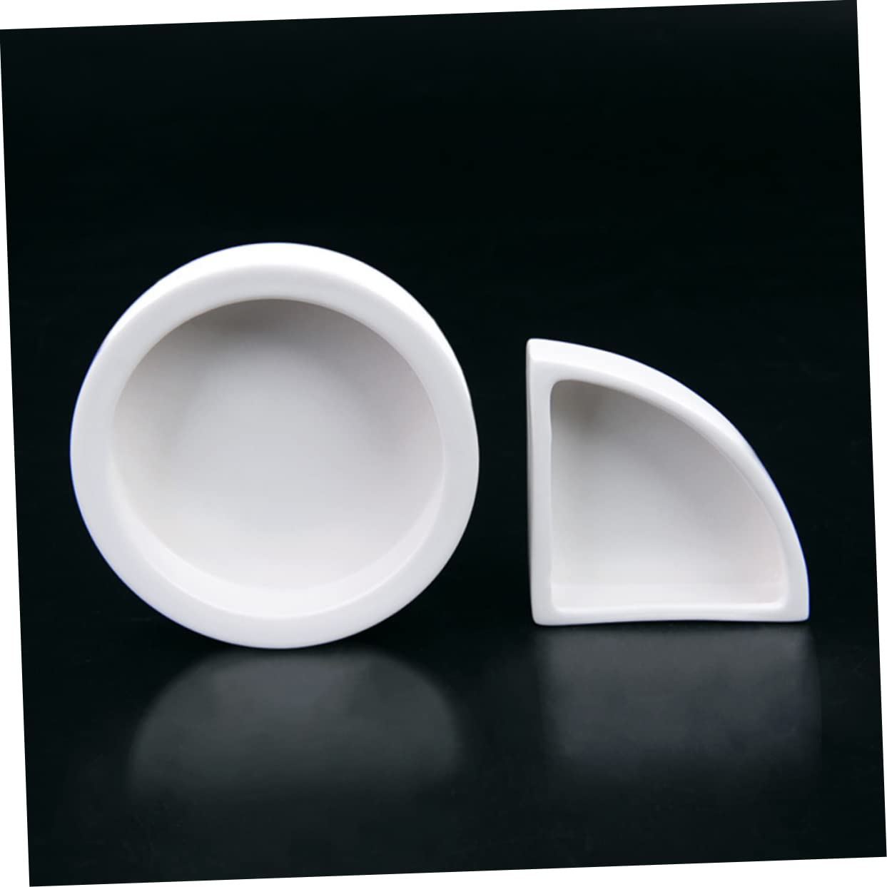 INOOMP 9pezzi Ciotole Spessper Rettili Vassoio Antiscivolo per per Lucertole Design Stabile e Facile Piccolo