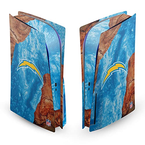 Skin PS5 Disc Los Angeles Chargers vinyle NFL Head Case Designs