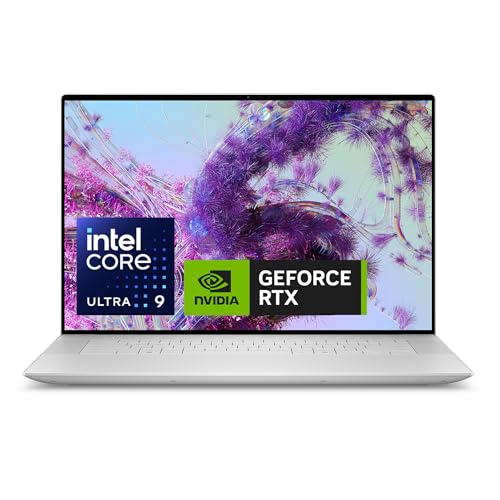 Dell XPS 16 9640 Ordinateur Portable 16.3" OLED UHD+ Tactile Édition Intel Evo Processeur Intel Core Ultra 9 Graphique NVIDIA GeForce RTX 4070 RAM SSD Windows 11 Home Clavier Français