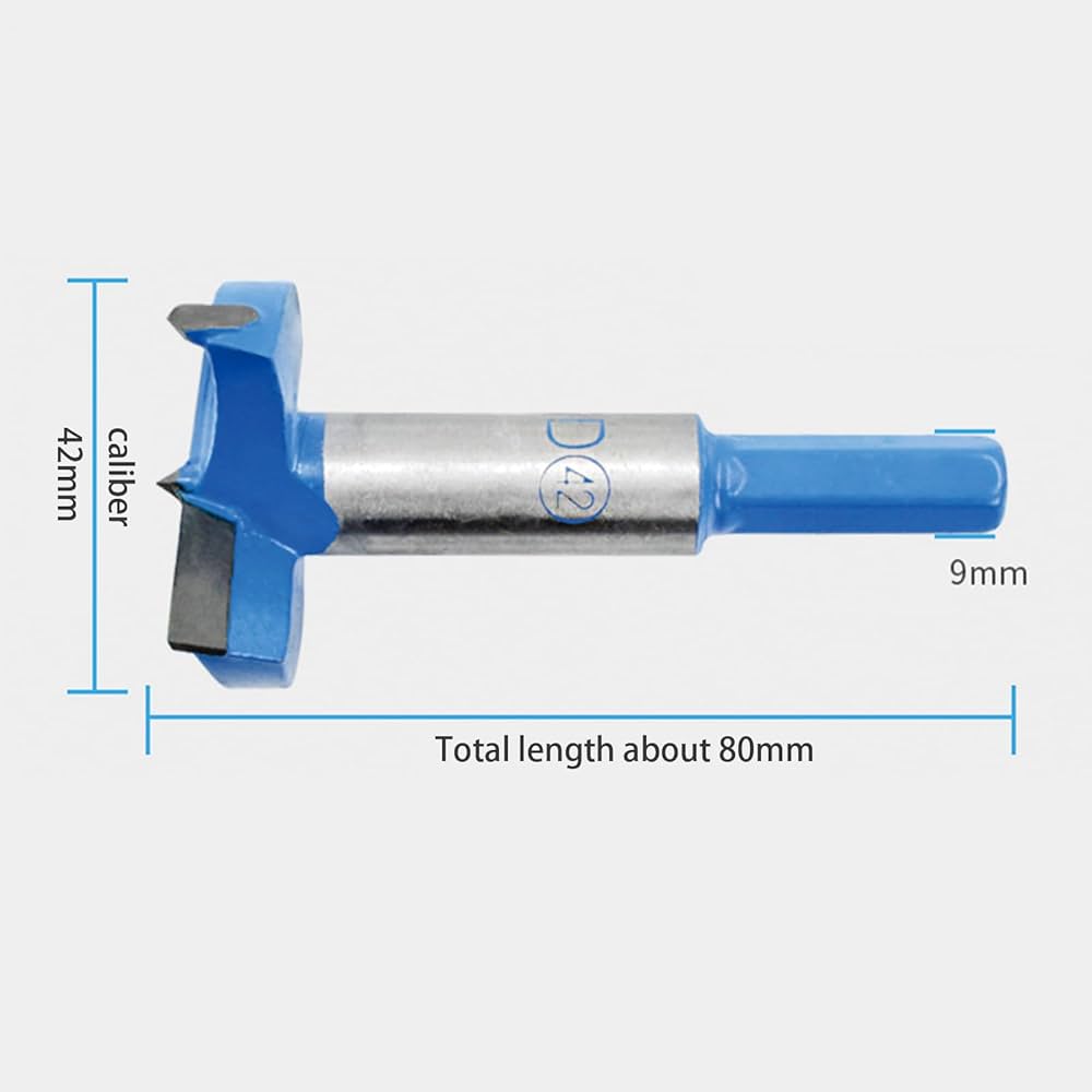 TA-VIGOR 27mm Forstner Drill Bit, Tungsten Carbide 27mm Forstner Bit