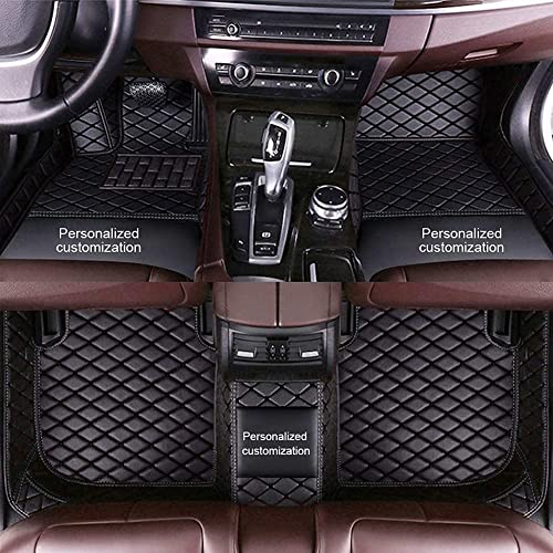 Custom Car Floor Mats for BMW, All Weather Protection for BMW Floor Mats, Non-Slip Customize Text or Patterns for BMW X1 X2 X3 X4 X5 X6 X7 1 2 3 4 5 6 7 8 Series Car Mats Black