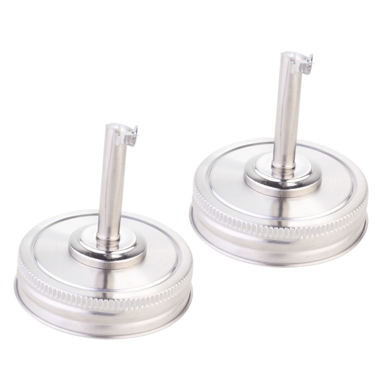 ABOOFAN 8stücke Ausgießer Deckel Für Einmachgläser Ersatzdeckel Für Präzises Dosieren Und Ausgießen Von Öl Und Essig Kompatibel Mit Mason Jars Leicht Zu Reinigen Rostfrei Und