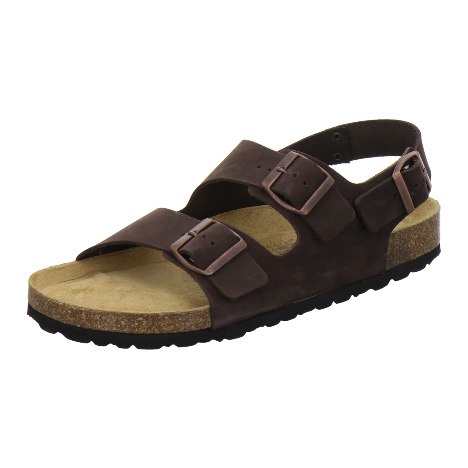 AFS-Schuhe Sandalias cómodas para hombre de piel, talla 40-47, fabricadas en Alemania