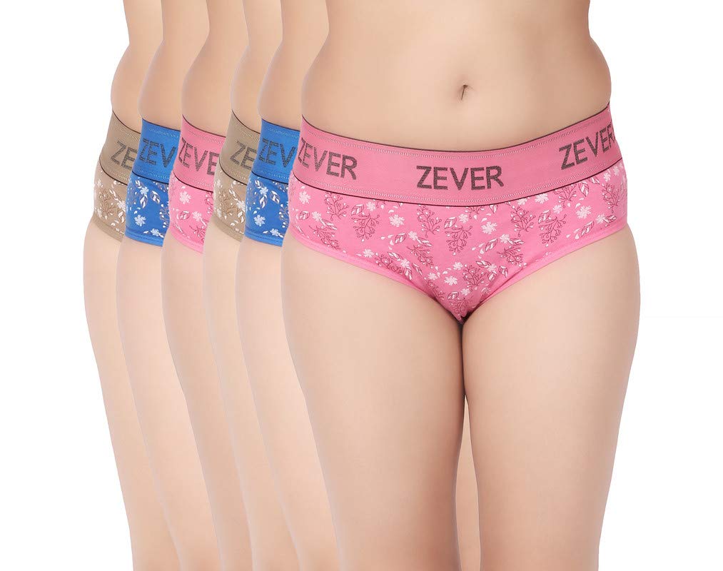 zever Women's Multicolour Printed Cotton Panty (Pack of 6)-picture-41