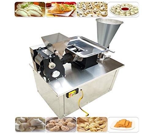 dumpling machine automatic empanada maker machine 4800pcs/h Pierogi samosa machine with 1 free mold (heart shape mold, 110V/60HZ)