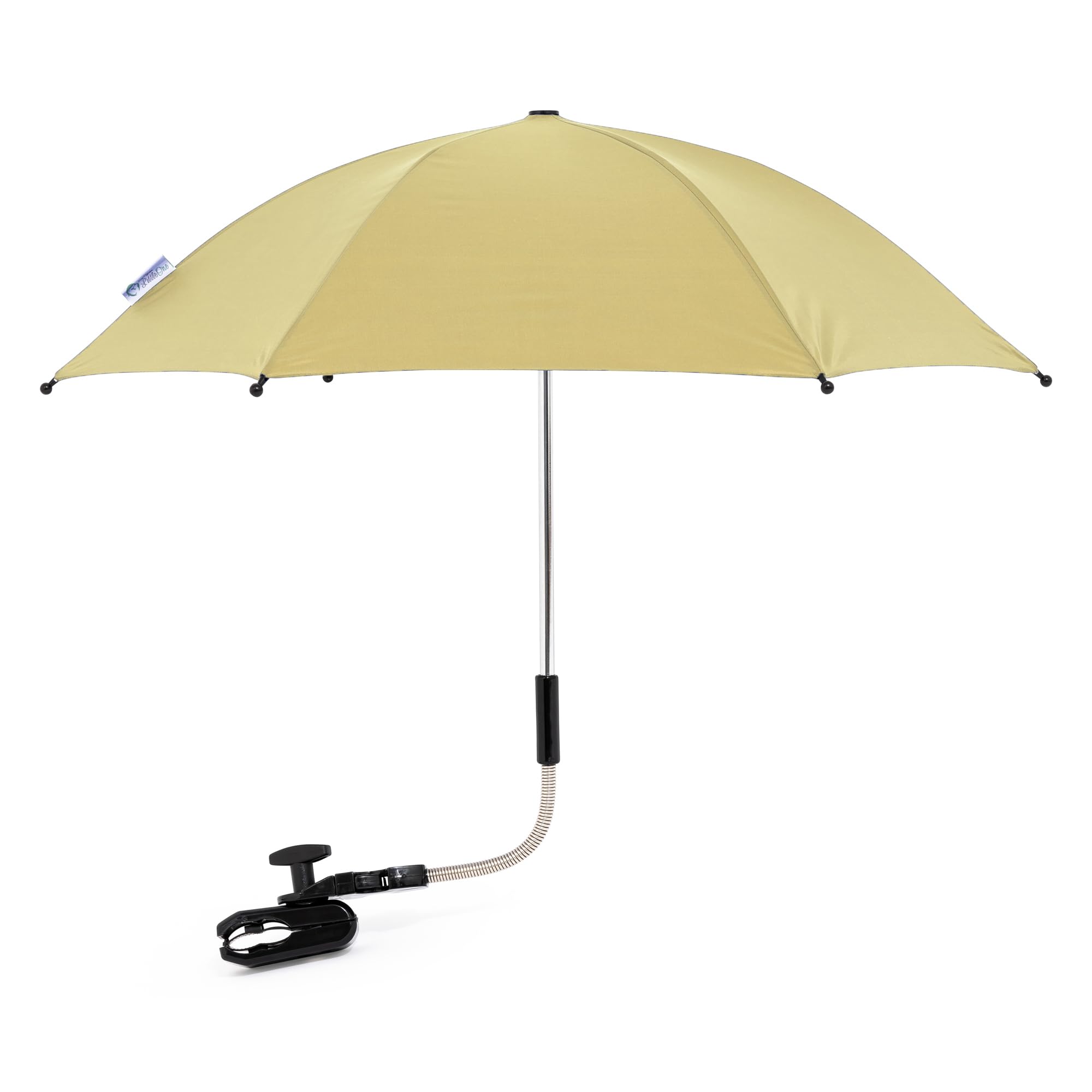 FYLO Universal Baby Parasol Umbrella Sun Canopy Shade Maker for Pushachair Pram Buggy - Sand
