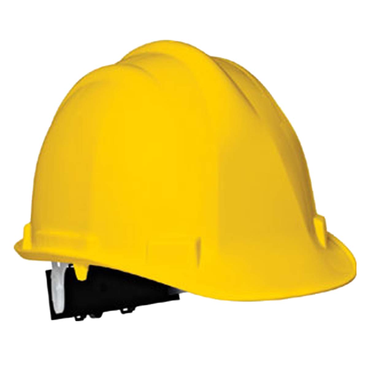 Safe Well Plastic Safety Helmet Size_Standard Yellow Pack of 4