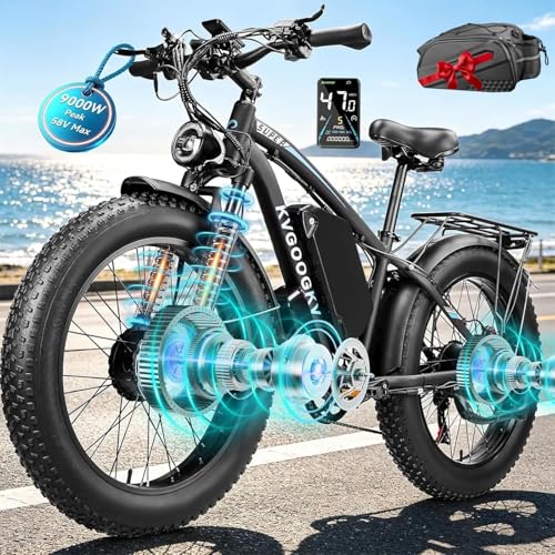 9000W Peak 58V Max-Output Ebike for Adults...