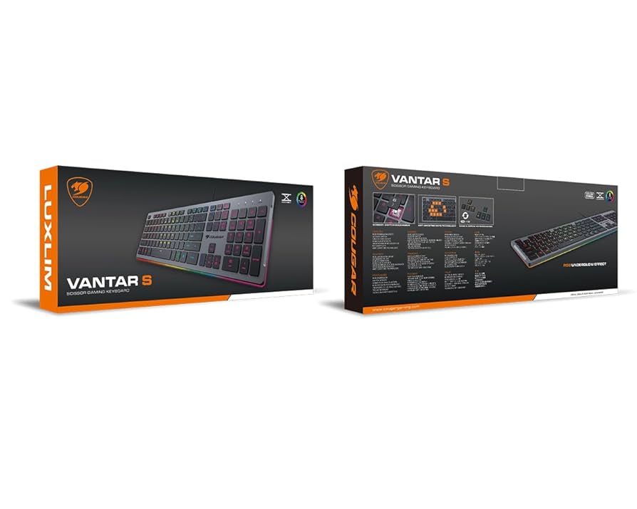 その他 COUGAR VANTAR SCISSOR GAMING KEYBOARD COUGAR VANTAR - Scissor Gaming Keyboard - COUGAR