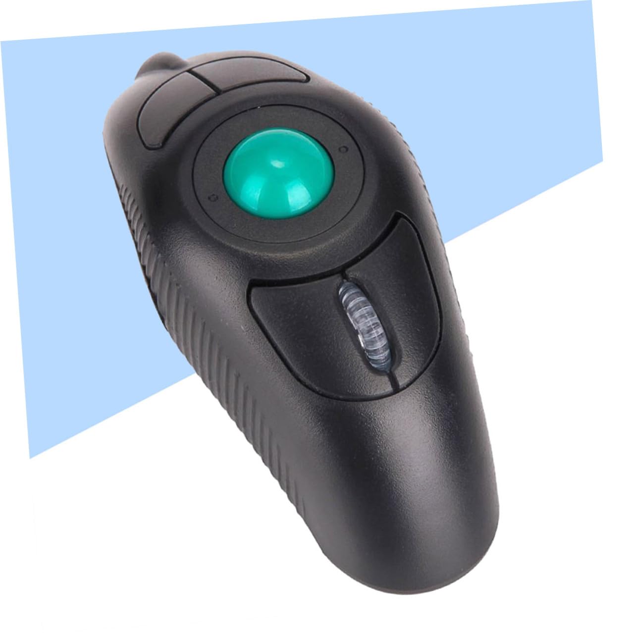 OUNONA Souris Trackball sans Fil USB Contrôle Pouce Ergonomique Portable Compatible PC et Laptop Conception Dauphin Ambidextre Fatigue Oculaire et Douleur Poignet