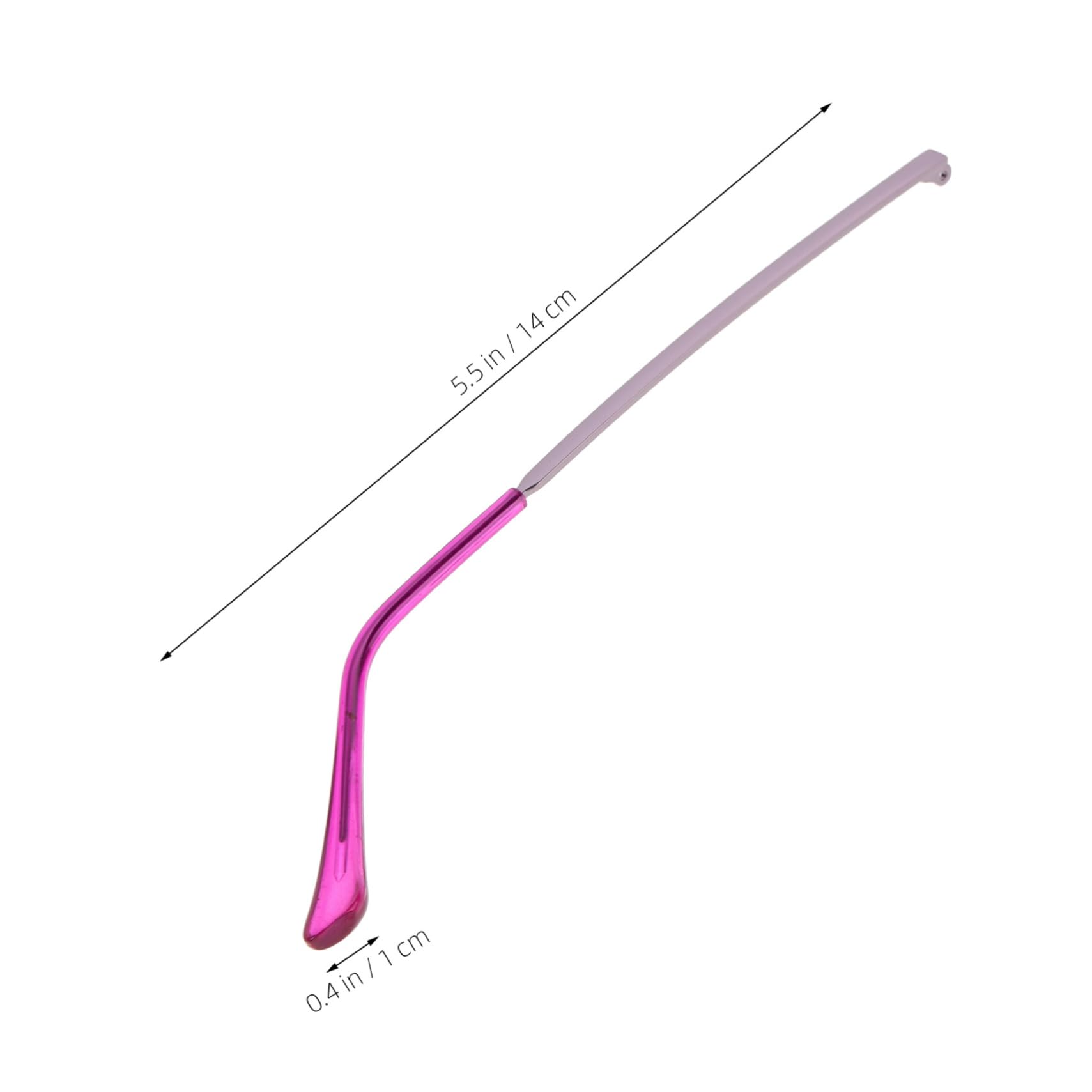 KOMBIUDA 1 Pair Glasses Temple Accessories Eyeglasses Temples Replacement Glasses Arm Replacement Sunglasses Arm Legs Eyeglasses Arm Legs Glasses Repair Replacement Purple Metal