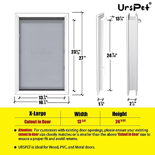 XL Canine Door for Exterior Doorways: Heavy Obligation Aluminum Doggie Door, Excessive Climate Doggy Door, Big Canine Door for Giant and Further Giant Canines As much as 220 lbs, Twin Flap Insulated Canine Door, Lockable XL Canine Door for Exterior Doorways: Heavy Obligation Aluminum Doggie Door, Excessive Climate Doggy Door, Big Canine Door for Giant and Further Giant Canines As much as 220 lbs, Twin Flap Insulated Canine Door, Lockable