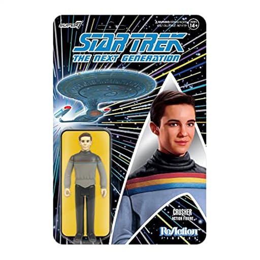 SUPER7 Super 7 - Star Trek: La Nueva generación de Figura de reacción Wave 1 - Wesley Crusher | Ya disponible en tu tienda friki favorita! En mundofriki.es!