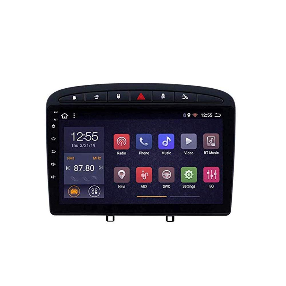 Navegación GPS del coche con Android 8.1 y Octa Core para Peugeot 308 y 408 de 2010 a 2016