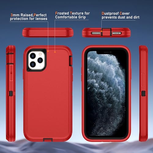 Coque iPhone 11 Pro Max antichoc de qualité militaire avec protection écran HD