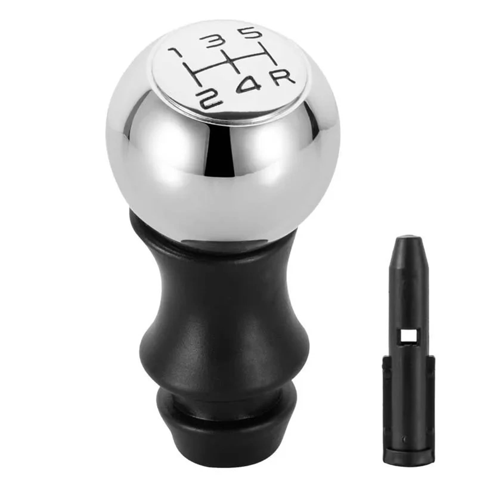 Xexjhqq Black R Gear Stick Knob For Citroen For C2 For C3 For C4 5 Speed Mt Gear Shift Knob Lever Shifter Stick(Black R)