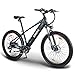 ESKUTE Voyager 27.5”Vélo Electrique de Montagne, Batterie Lithium-ION 36V/12.5Ah Amovible Cachée, Shimano Dérailleurs 7 Vitesses, Frien à Double Disque, E-Bike VTT pour Adulte