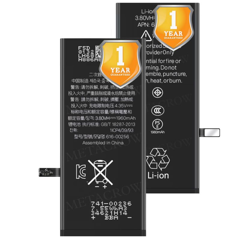 Image of Original Battery Compatible for Apple iPhone 7 | iPhone 7G (A1660, A1778, A1779, A1780, A1853, A1866) - (1960mAh) - 1 Year Warranty