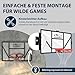HUDORA Basketball Board Competition Pro - Basketballkorb mit federndem Dunkring zur Wandmontage für Kinder & Erwachsene - Outdoor Basketball Board mit transparenter Rückwand für den Garten