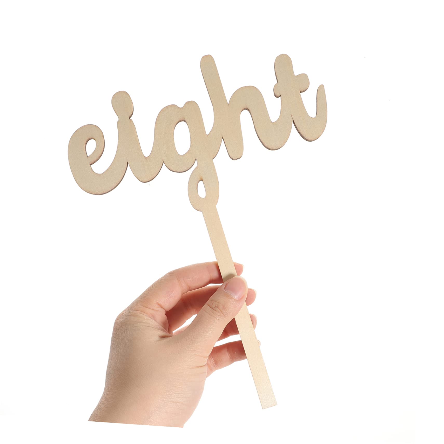 Cabilock 12pcs Table Numbers Sticks Elegant Wedding Decor Home Decoration for Seating Assignments Easy to Place Guest Tables for Events Celebrations