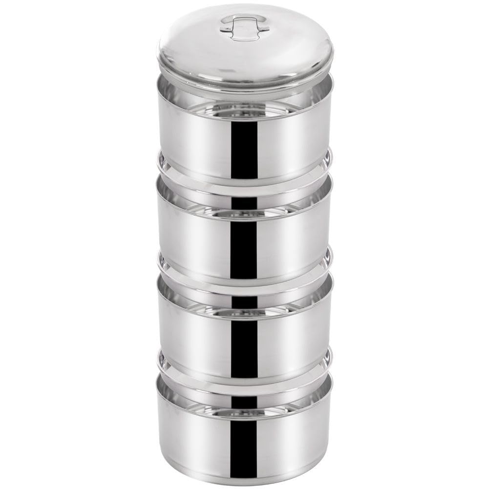 orion group Contenitore portatile per alimenti multiuso da campeggio, contenitore termico a 4 livelli, 4 x 1,3 l