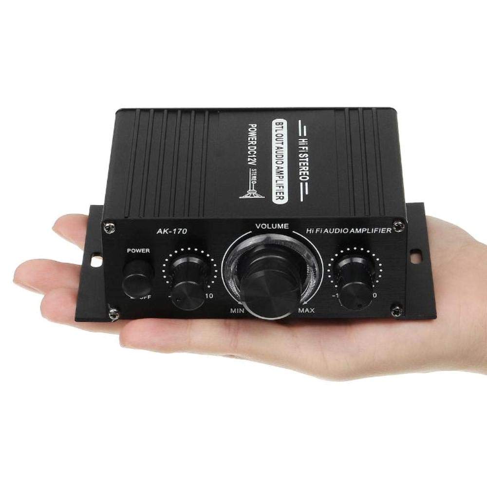 ミニコンポ Amazon.co.jp: 小型2chオーディオアンプ 出力20W＋20W アルミ