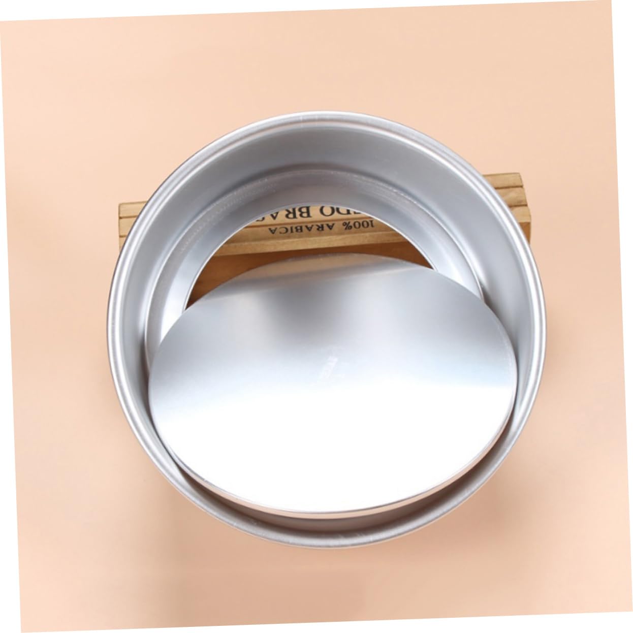IMIKEYA 4pièces Moule à Gâteau Rond Alliage Lot de Antiadhésif avec Fond Amovible pour Pâtisserie