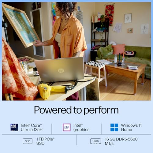 (Refurbished) HP 15 AI Laptop, Intel Core Ultra 5 125H,12 Tops, 16GB DDR5, 1TB SSD,(Win 11, Silver, 1.65 kg),Anti-Glare, 15.6-inch (39.6 cm), FHD,... - Image 3
