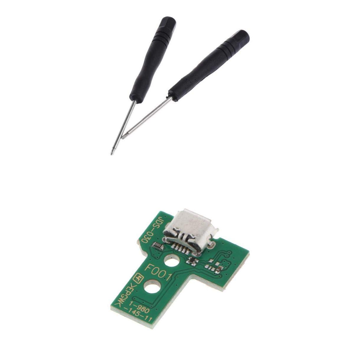 Merishopp USB Charging Port Board JDS-030 for PS4 Controller Dualshock 4 + Tools|Video Games & Consoles | Replacement Parts & Tools| Replacement Parts & Tools-image-36