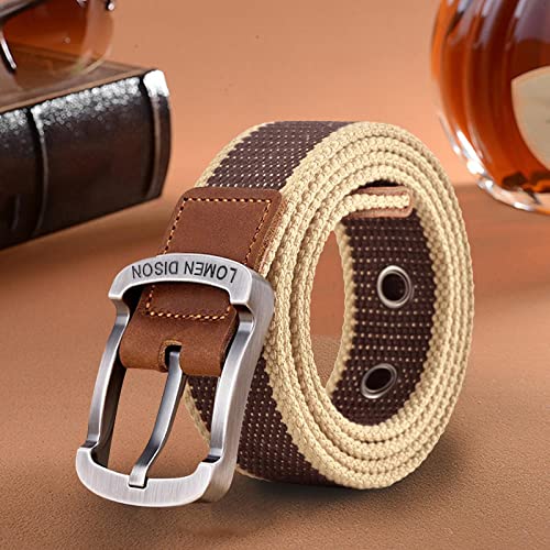 Canvas Belt Fashion Pin Buckle Training Belt Strap Jeans Accessories Travel Pants Youth4