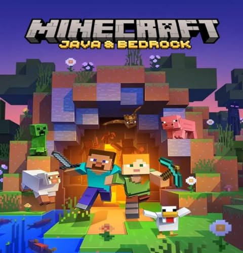 Image of Minecraft Java Bedrock Edition Lifetime Licenced Pc Game Hypixel Online Multiplayer.