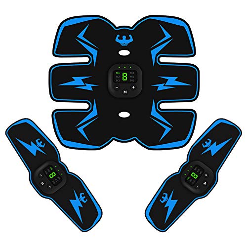 Takeya PowerFit Stimulateur Musculaire EMS - Pack D'électrostimulation pour Abdos, Intensité Réglable - Entraînement À Domicile Takeya PowerFit Stimulateur Musculaire EMS - Pack D'électrostimulation pour Abdos, Intensité Réglable - Entraînement À Domicile