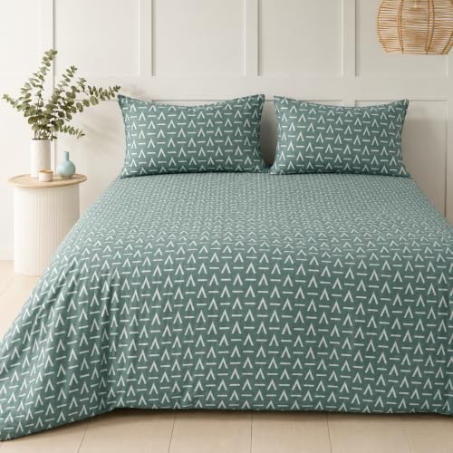 Image of THEA Double Bedsheet Set| 100% Cotton Like Soft Fabric