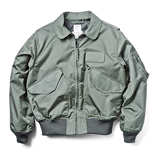 [ヒューストン] 米軍 CWU-36/P フライトジャケット 5CW36P 日本製(XL SAGE)のサムネイル