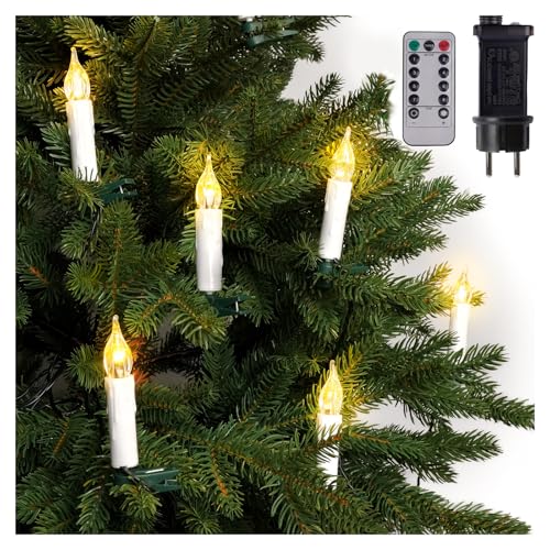 TobeBright 50er Lichterkette Weihnachtsbaum LED 2W,...