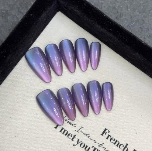 ネイルチップ 黒 手作りネイルチップネイルチップ ネイルシールかわいいピンクつけ爪入学式 卒業式 韓国 成人式 結婚式ネイルチップ3Dラインストーンキャッツアイ 10枚入おしゃれ (1961, S)