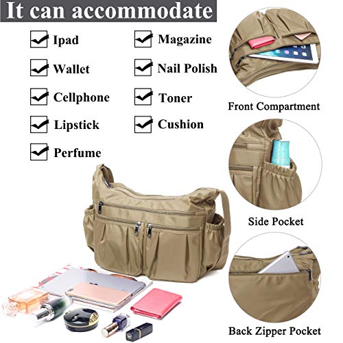 Volganik Rock Crossbody Purses For Women Shoulder Handbags Lightweight Waterproof Nylon Travel Bag Ladies Pocketbooks thumb #4