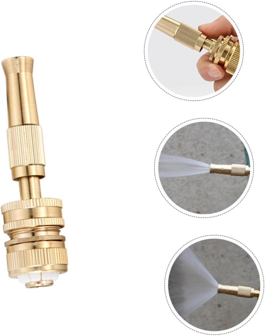 POPETPOP Sturdy Brass Hose Connector for High Pressure Car Washing 4-Inch Sprayer Attachment for Outdoor Watering and Garden Care