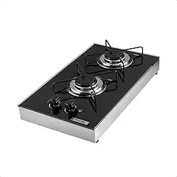 Stelar - Fogao A Gás Stelar 2 Queimadores Euro Preto