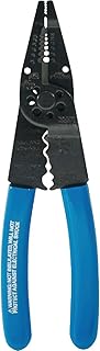 Klein Tools 1010 Multi Tool Long Nose Wire Cutter, Made in USA, Wire Crimper, Stripper and Bolt Cutter Multi-Purpose Electrician Tool, 8-Inch Long