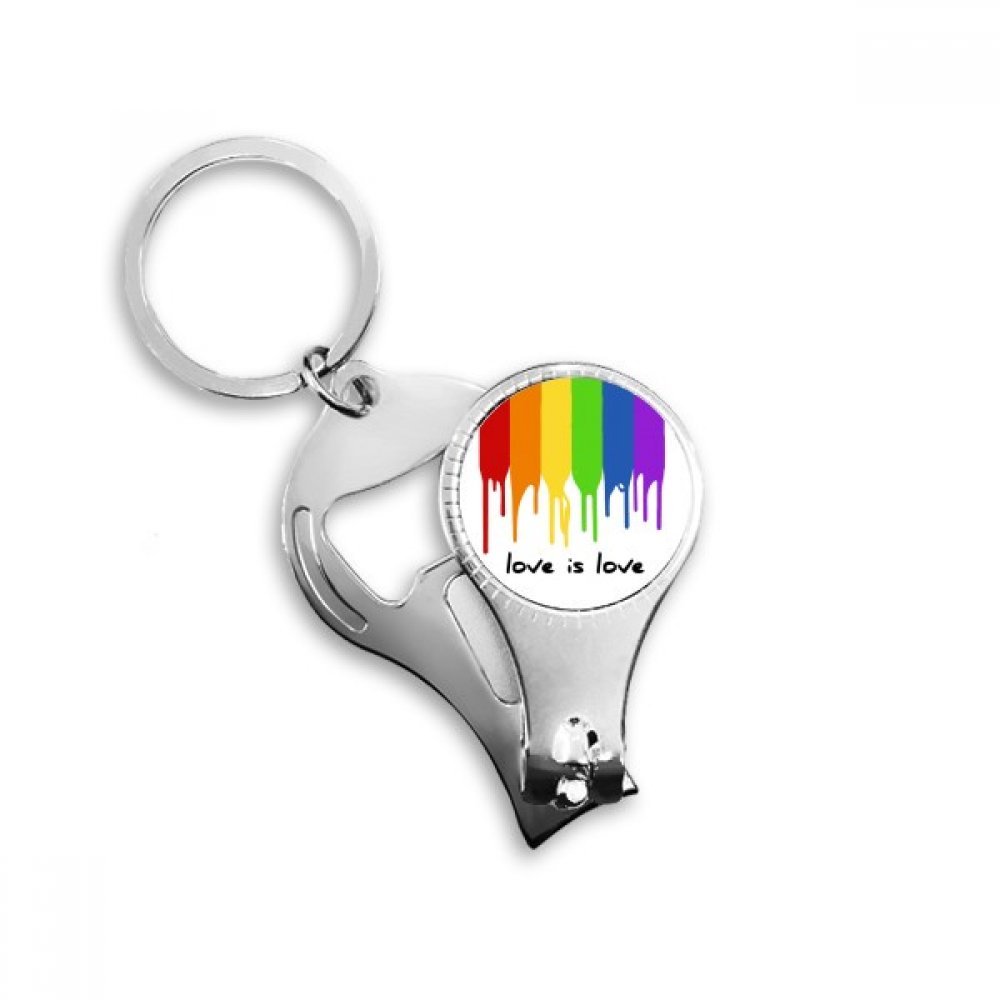 Coupe-ongles arc-en-ciel LGBT fierté Love is Love pour célébrer la diversité