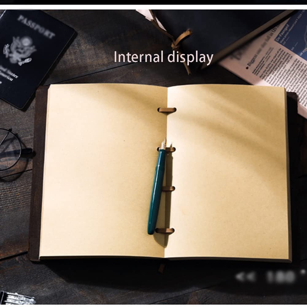 Portatile Taccuino Taccuino A5 Notebook In Pelle Retrò Blocco Note Per Studenti Universitari School Home Sketch Record Diario Di Viaggio Portatile